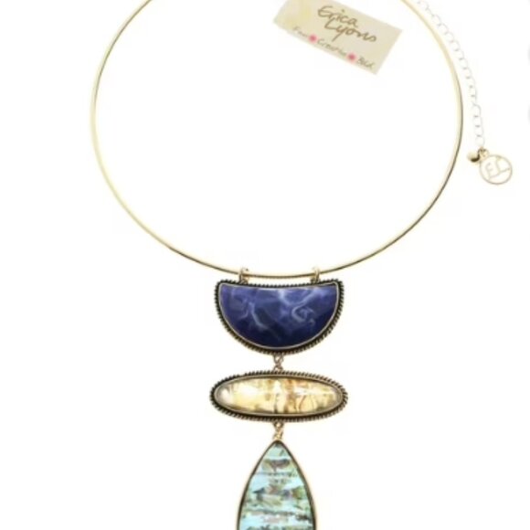 Erica Lyons Gold Collar Necklace - Picture 11 of 11